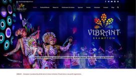 vibrant fest Website designing