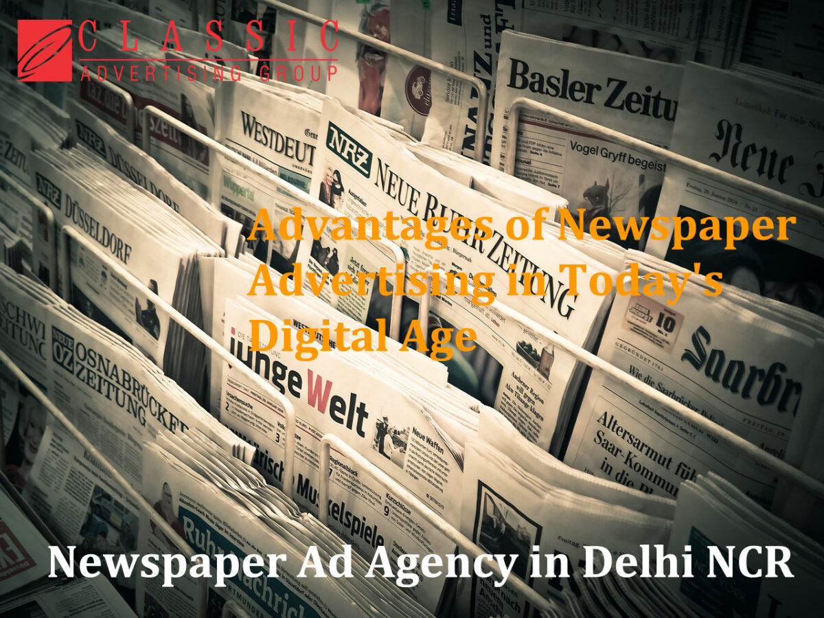 newspaper ad agency in Delhi NCR
